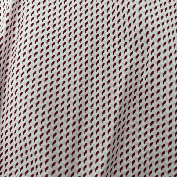 Michael Kors Red and White Patterned Dress Shirt - Picture 1 of 2